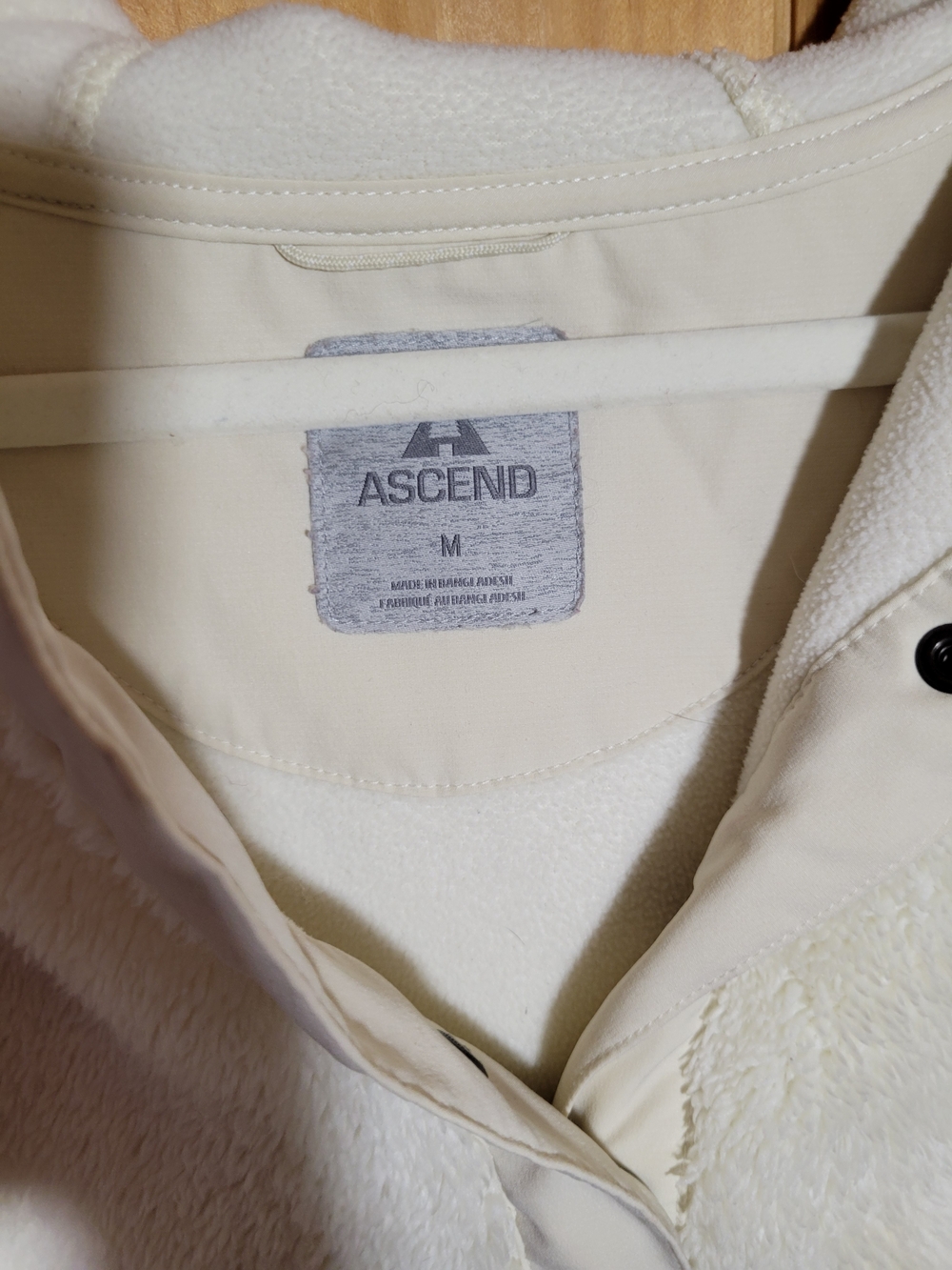Ascend Cream Fleece Jacket